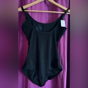 SPANX Elegant Black Bodysuit